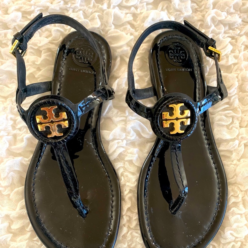 Tory Burch Patent Leather Sandals